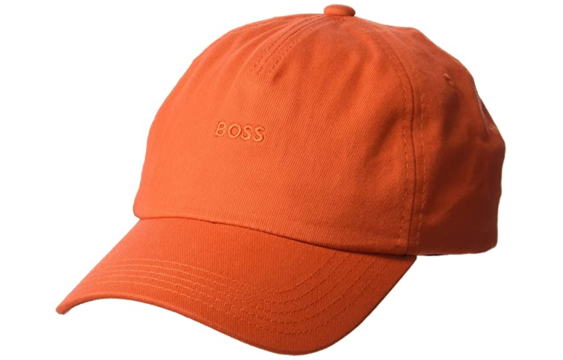 

HUGO BOSS Бейсболка мужская оранжево-красная