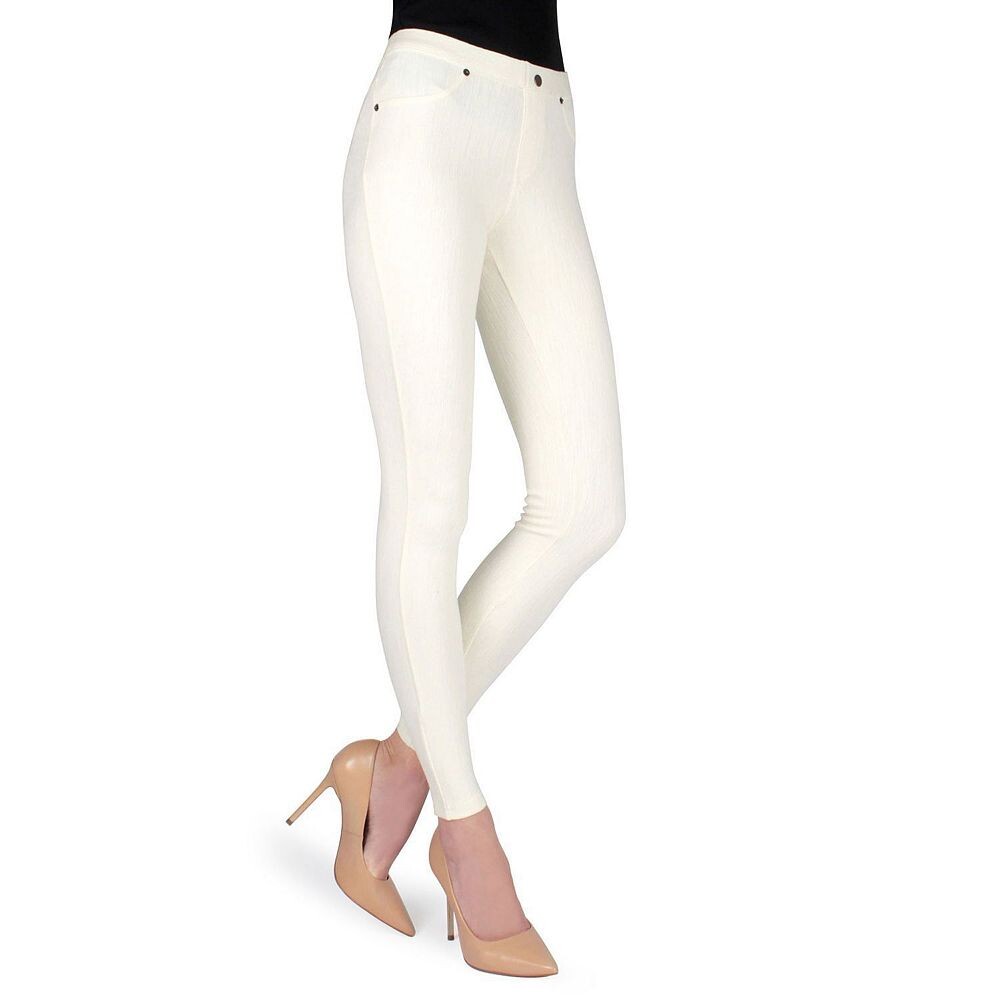 

Леггинсы Lisse Chino из смесового хлопка MeMoi, цвет Ivory
