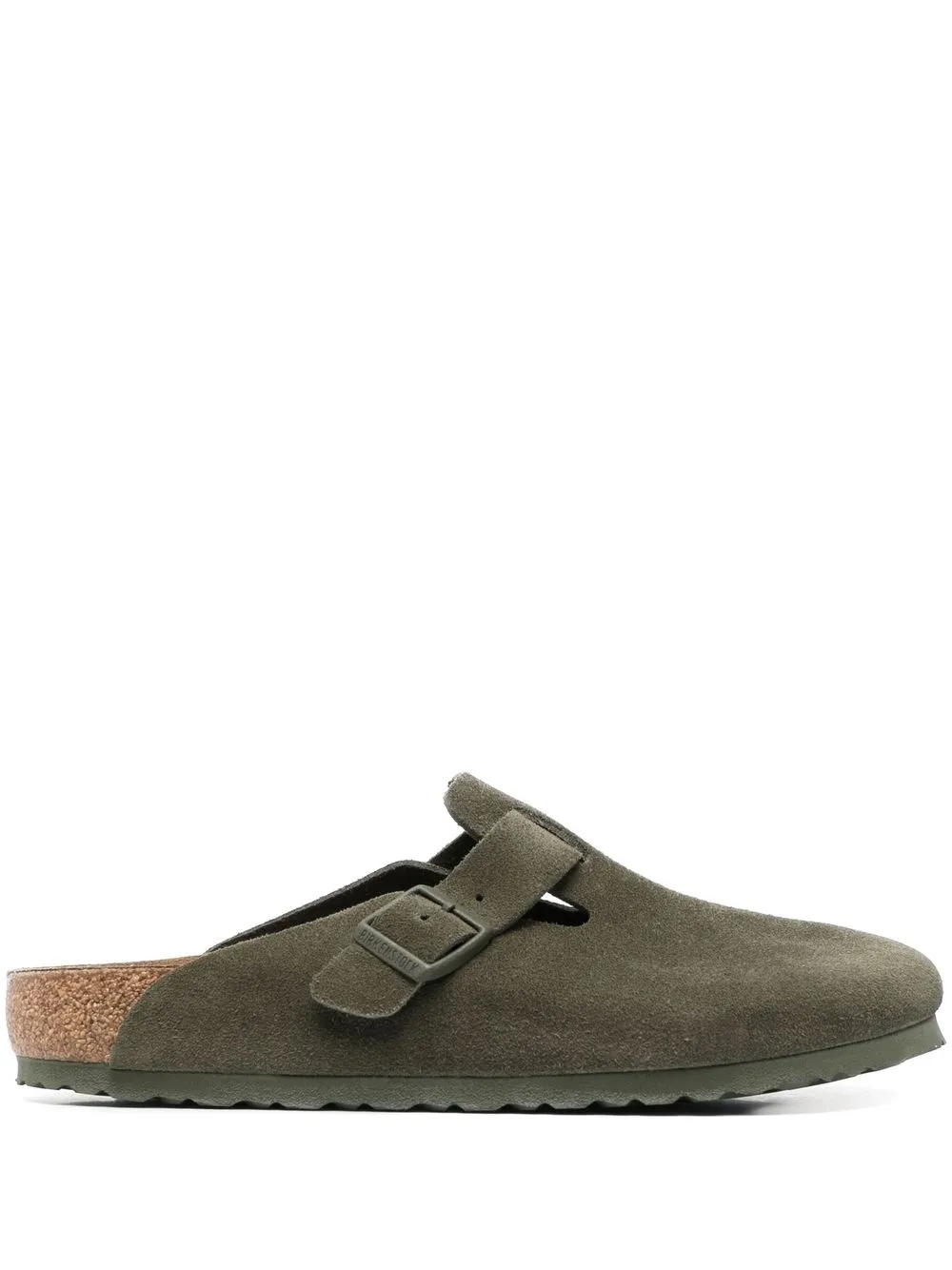 

Замшевые слиперы BIRKENSTOCK, зеленый