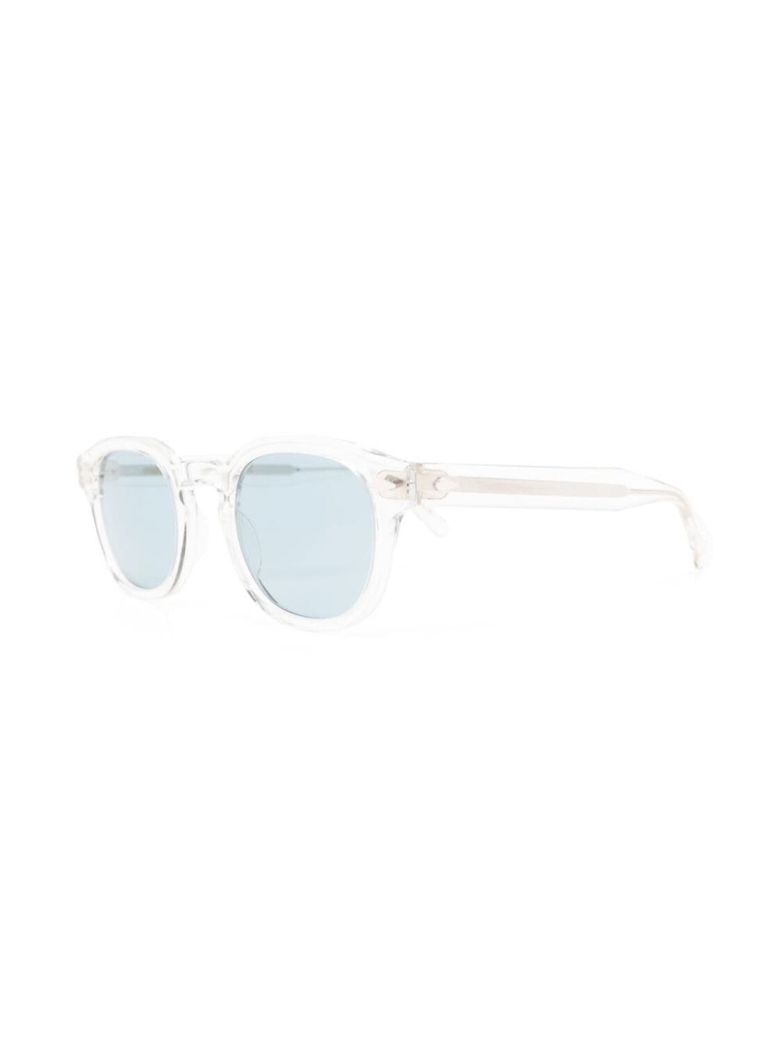 

Солнцезащитные очки Lemtosh Sun-Polarized в круглой оправе Moscot, белый