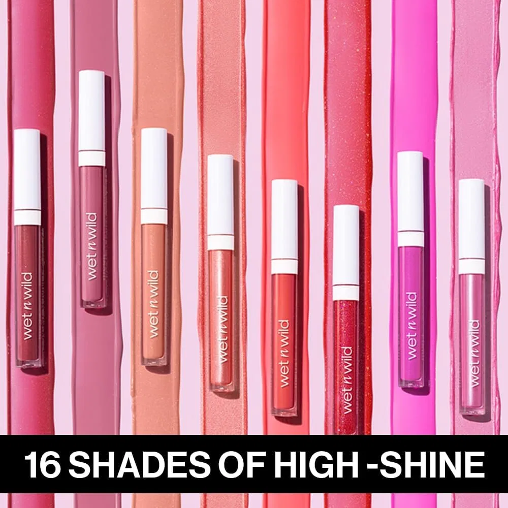 Блеск для губ Wet 'n' Wild Megaslicks Lip Gloss Strawberry Ice красный — фото 3