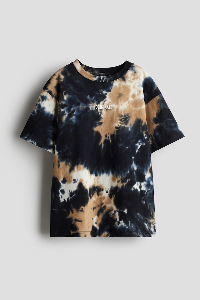 

Футболка из хлопкового трикотажа H&M, синий