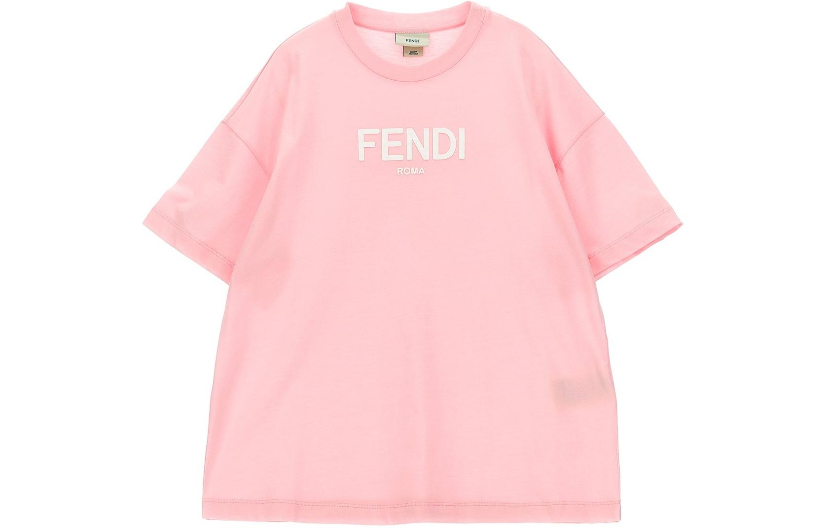 Детская футболка FENDI, розовый — фото 3
