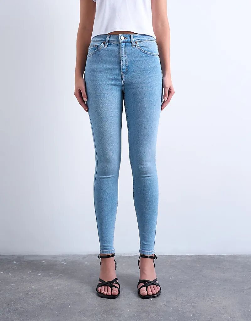 

Джинсы-скинни Topshop Jamie с высокой талией, цвет «отбеленный»