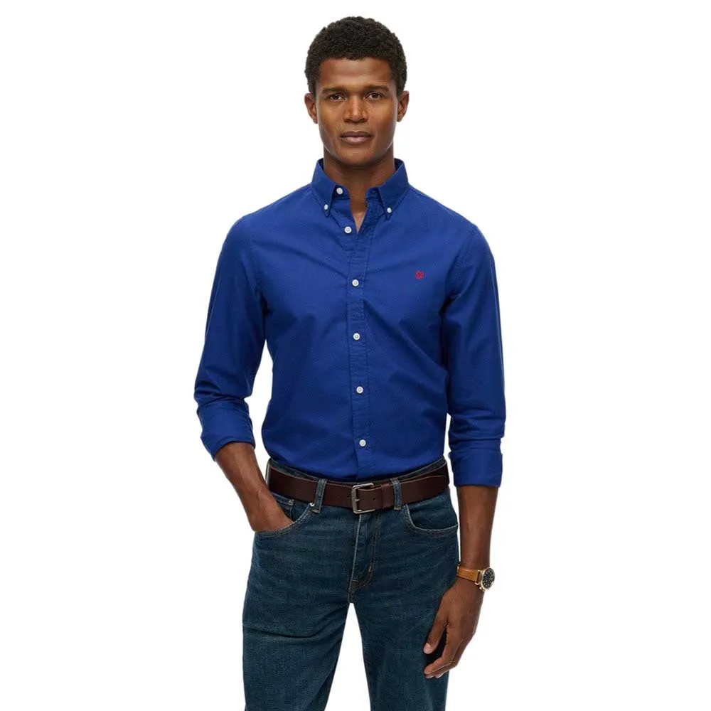 

Рубашка Superdry Classic Oxford, синий