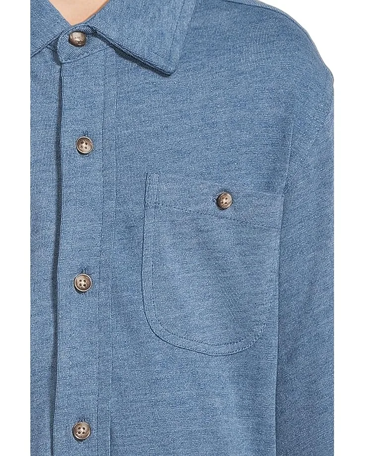 Рубашка Johnston & Murphy Kids XC Flex Stretch Long-Sleeve Shirt (Big Kid), Blue — фото 3