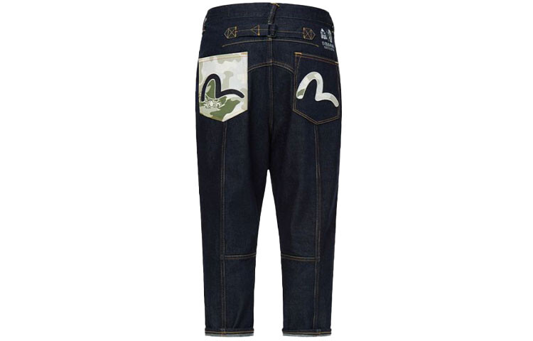 

Джинсы мужские деним синие Evisu, синий