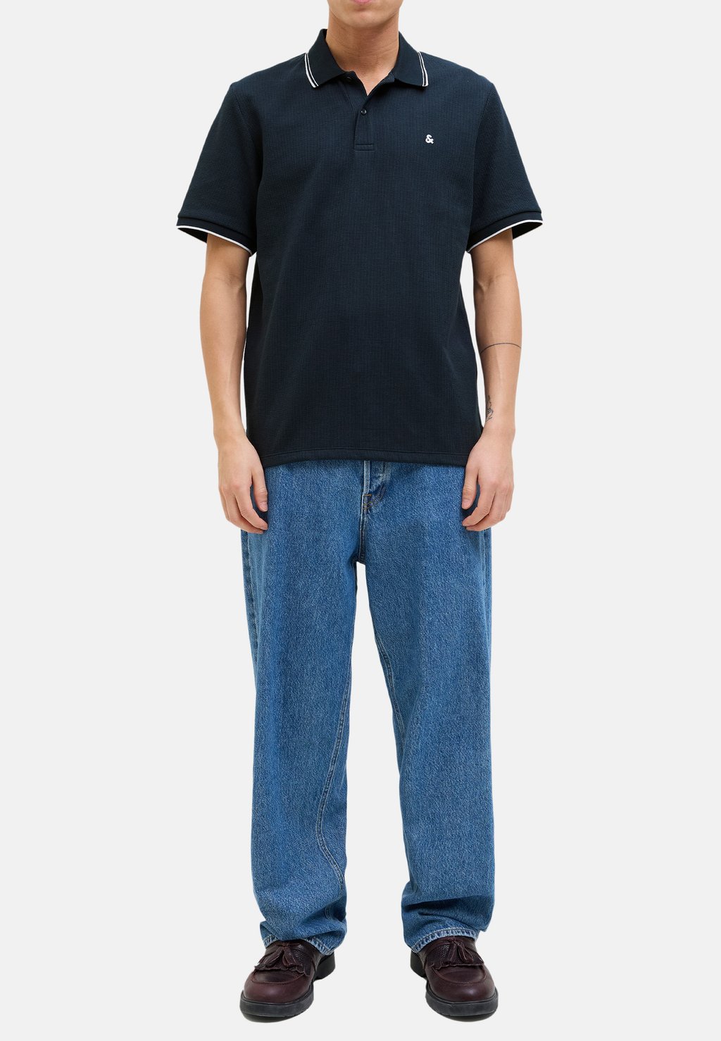 

Поло 2ER PACK Jack & Jones, цвет Dunkelblau Hellblau