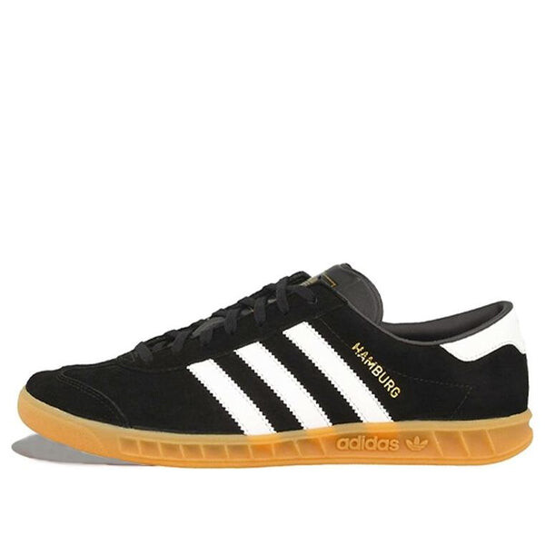 

Кроссовки оригинальные гамбургские туфли коричневые Adidas, черный