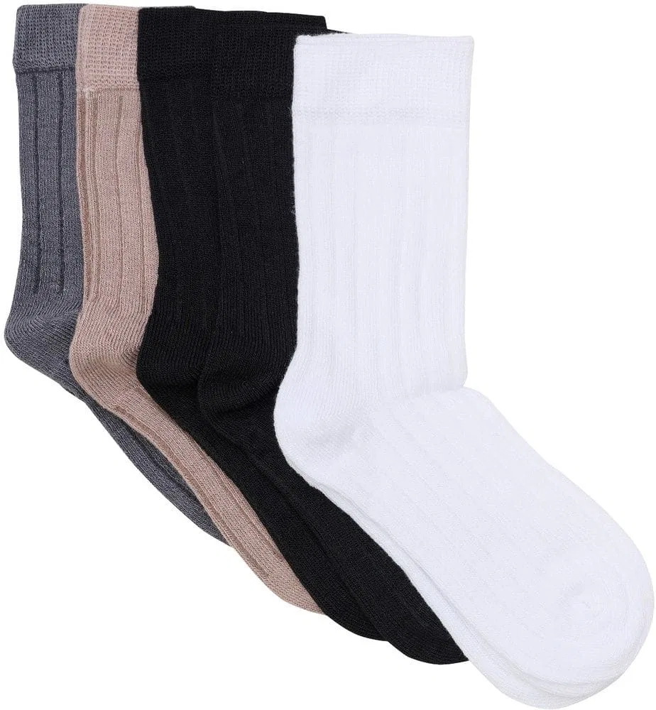 Носки Ankle Sock Rib 5-Pack Minymo, черный