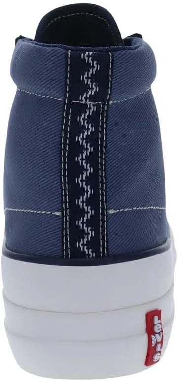 Мужские высокие кроссовки Levi's LS1 из парусины и замши, Blue — фото 3