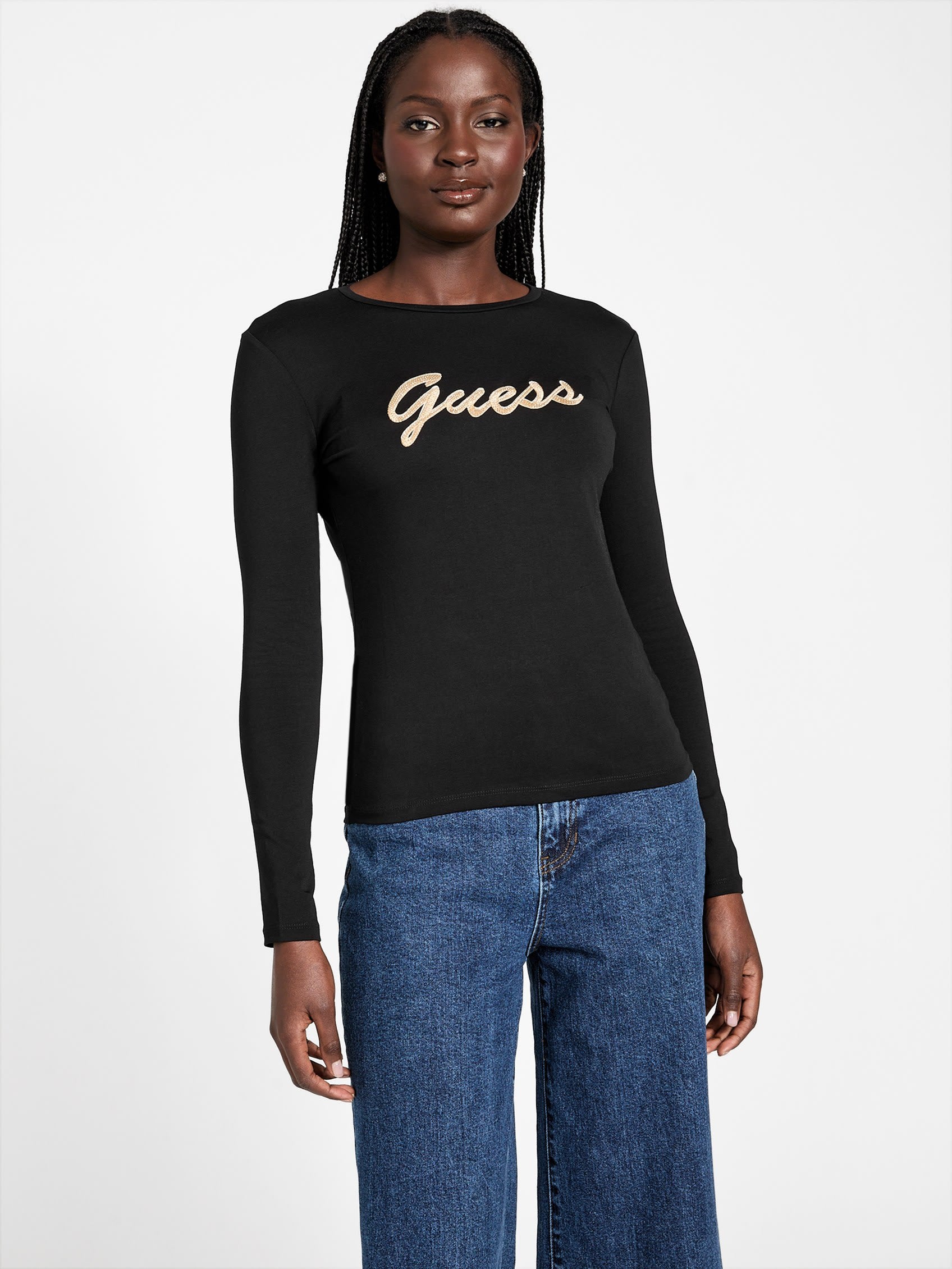 

Эко Ребекка Топ Guess Factory, черный