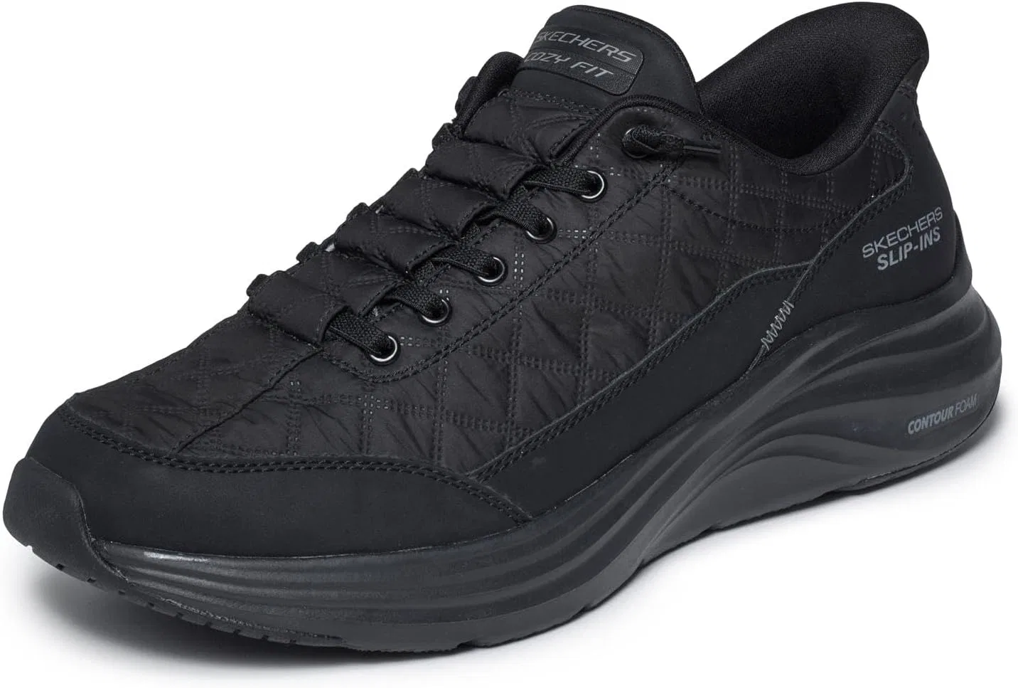 Мужские кроссовки Skechers 232619w, Black Mesh Duraleather Trim