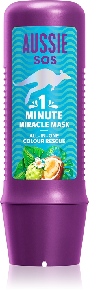 

Питательная маска для восстановления цвета 1 минута Miracle Color Rescue для окрашенных волос Aussie, 250 мл