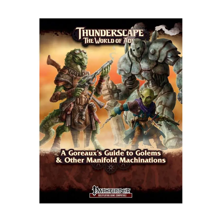 

Goreaux's Guide to Golems, A, Thunderscape, мягкая обложка