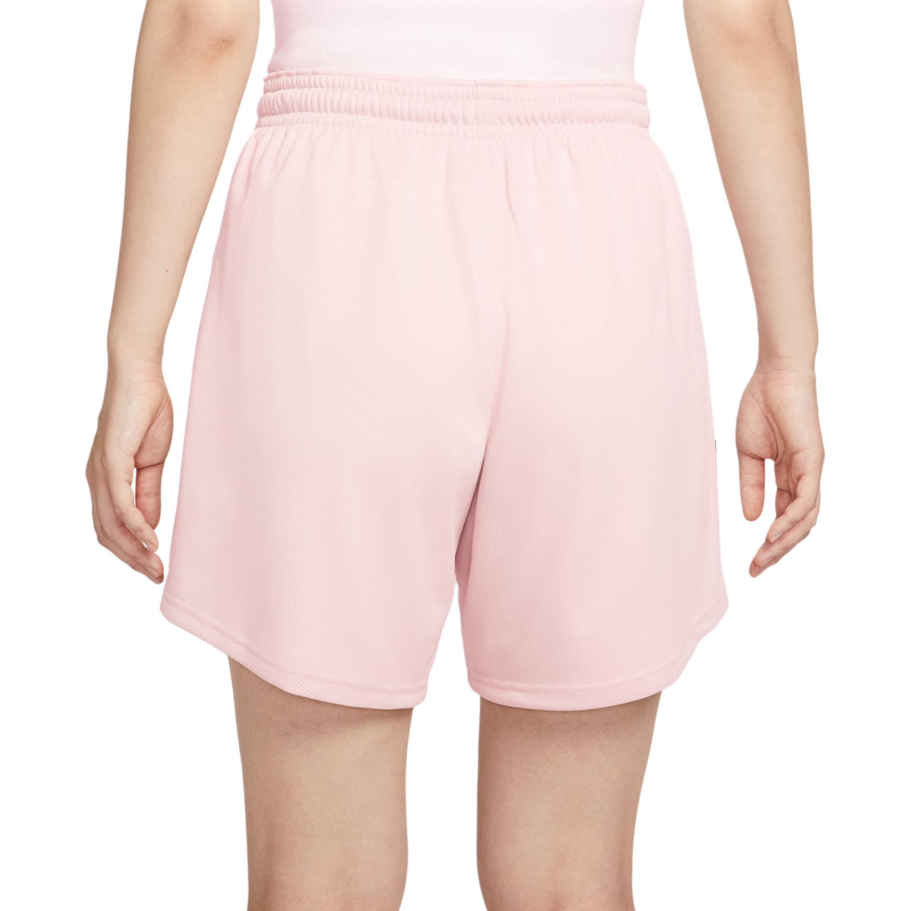 Женские шорты для баскетбола dri fit sabrina Nike, красный/белый/золотой/коралловый — фото 2