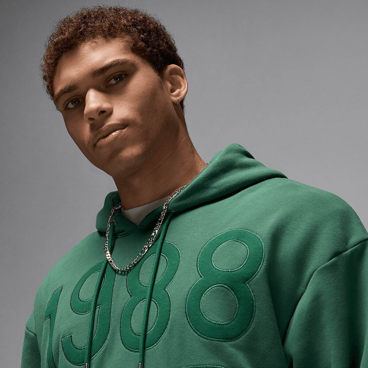 Толстовка Jordan Fleece X Nina Chanel Abney, цвет Green Stone — фото 4