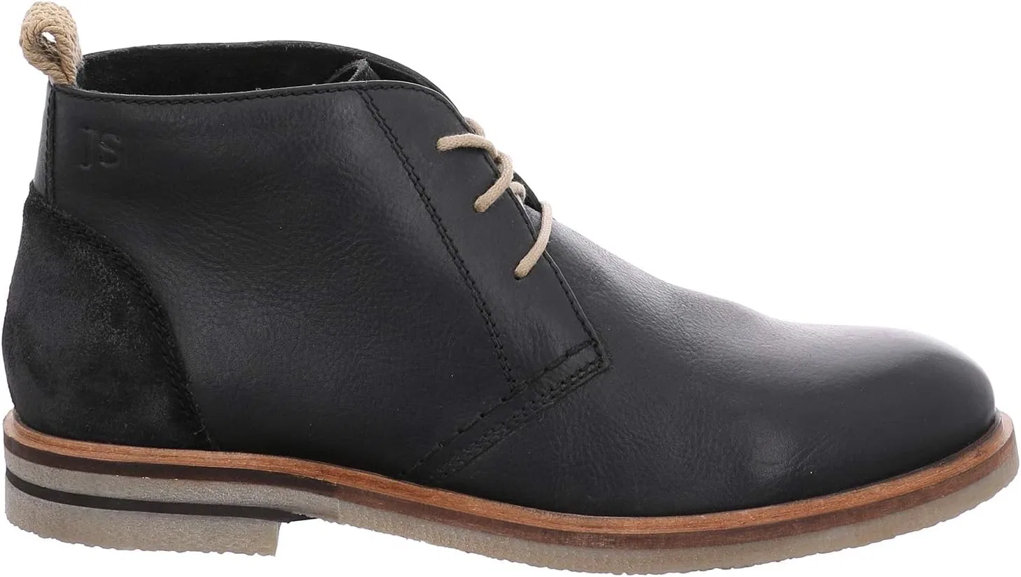 Мужские ботинки Josef Seibel Stanley 02 Classic, цвет коньяк, Black 100 — фото 2