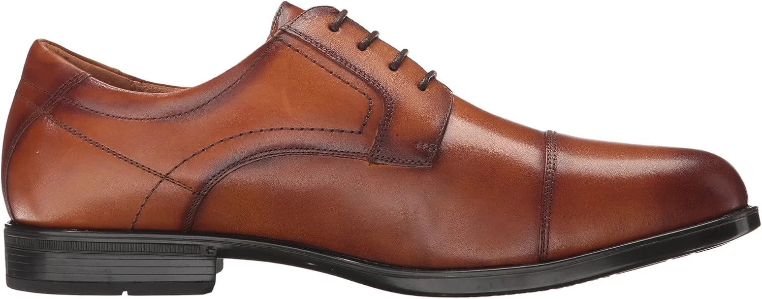 Мужские туфли Oxford Florsheim Midtown с закругленным носиком, коричневый — фото 2