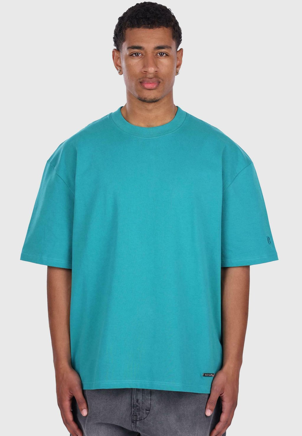 

Базовая футболка SUPER HEAVY BLANK Dropsize, цвет Petrol