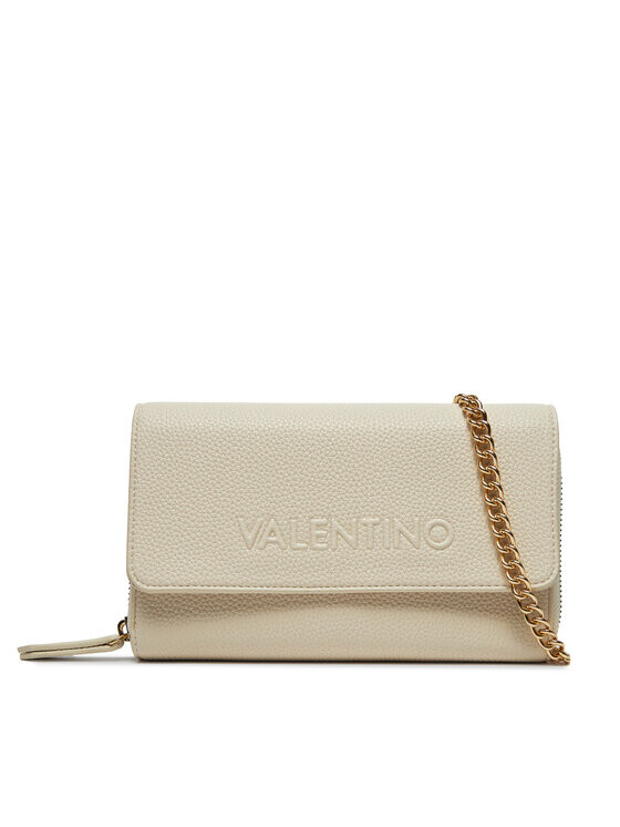 

Большой женский кошелек Valentino, экрю