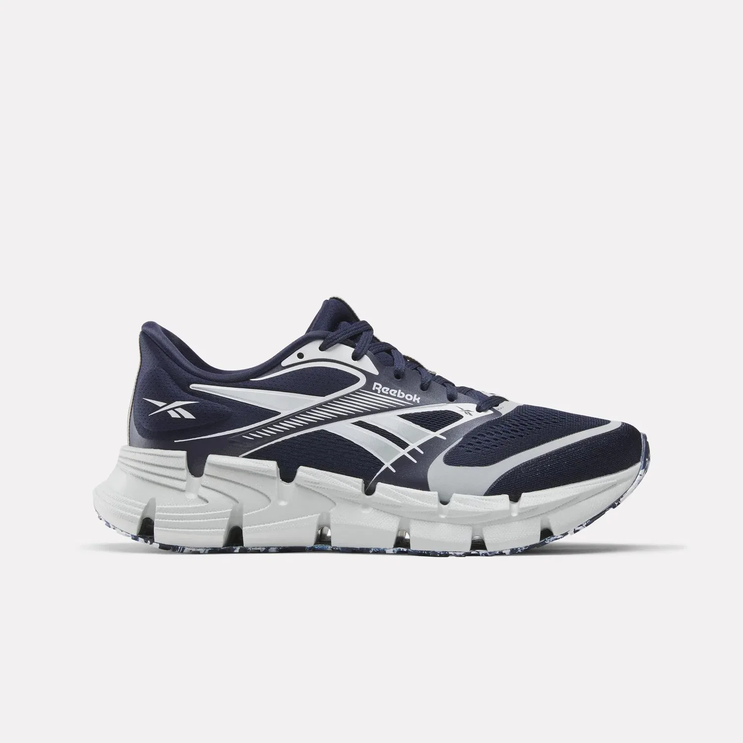 Кроссовки Reebok FloatZig 2 для бега, темно-синий/черный/серый