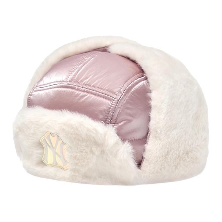 

MLB Нейлоновая кепка-траппер New York Yankees для детей, розово-фиолетовая