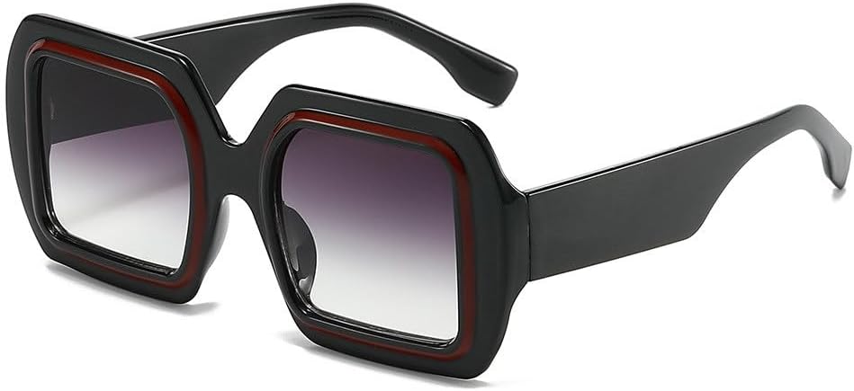 

Модные солнцезащитные очки для женщин, роскошные, винтажные, классические, для активного отдыха и путешествий, защита от ультрафиолета UV400 TKKTLLT, Black Gradient Gray