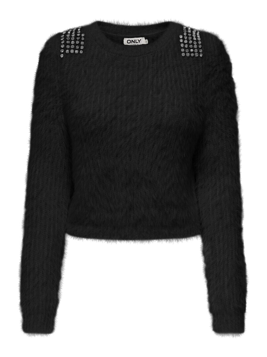 

Тонкий вязаный свитер ONLY Sweater ONLSuri, черный