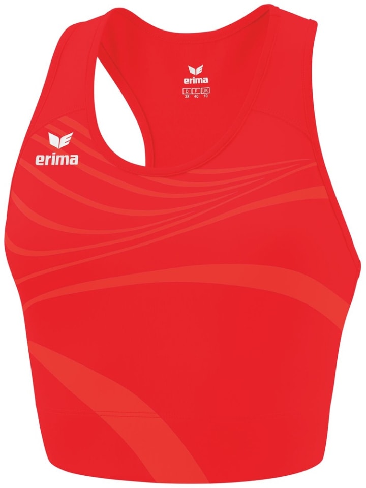 

Спортивный бюстгальтер "Racing Bra" красного цвета erima
