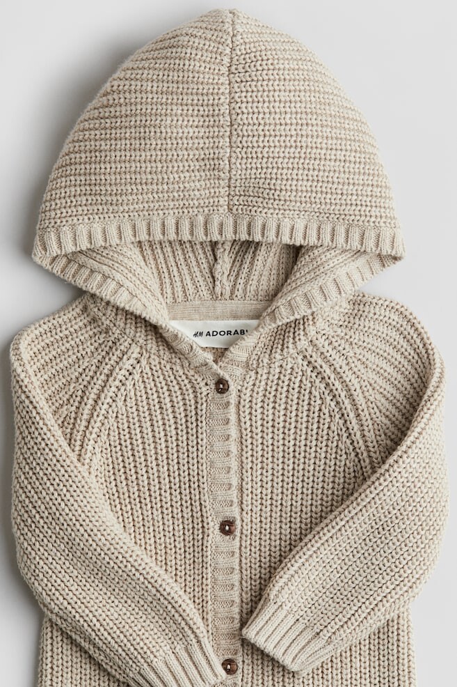 

Хлопковый комбинезон H&M, бежевый