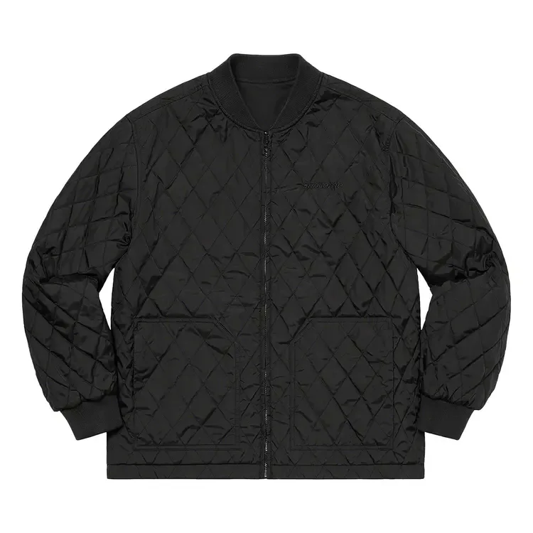 Двусторонняя рабочая куртка Supreme Tech Work Jacket, цвет «черный» — фото 3