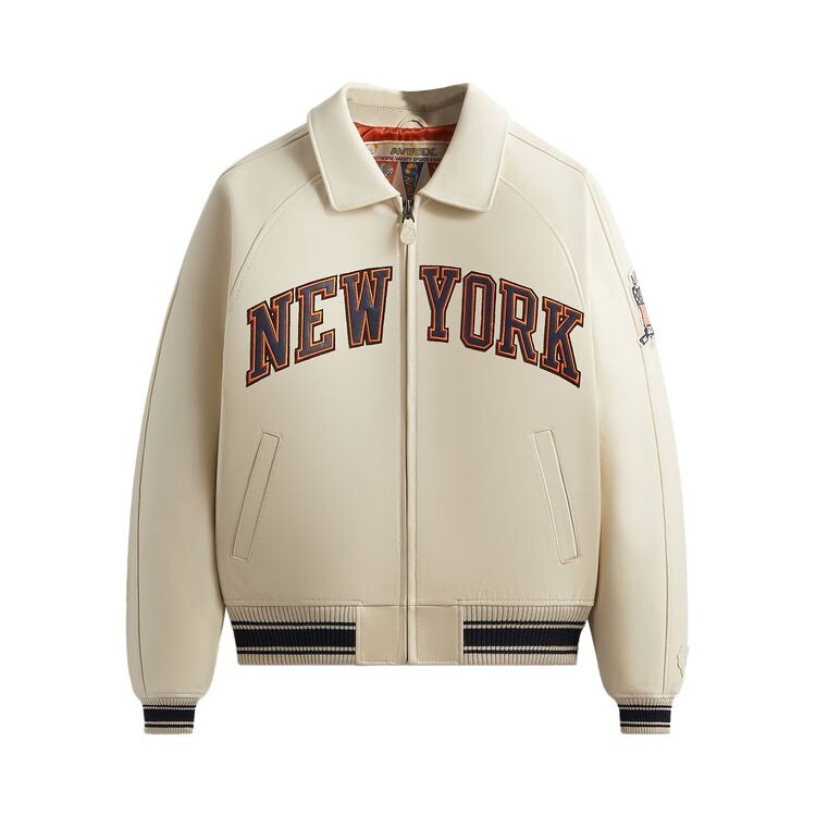 

Куртка Kith & AVIREX For The New York Knicks Icon Jacket Sandrift, кремовый