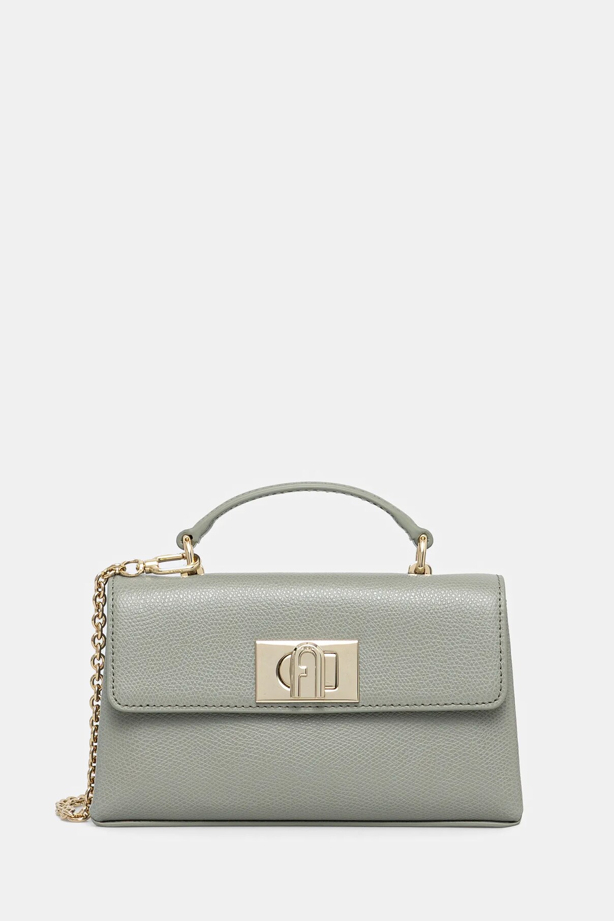 

Сумка из кожи Furla, зеленый