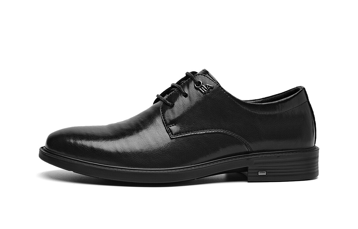 

Туфли HLA Dress Shoes Men Low-Top Black