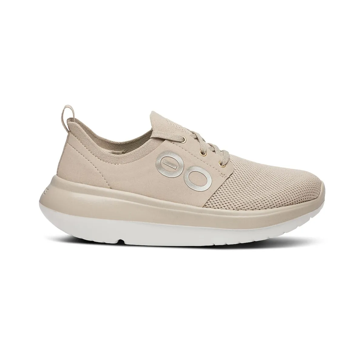 Женские спортивные кроссовки Oomy Stride Oofos, бежевый