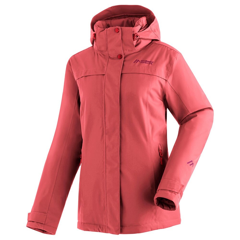 

Куртка Maier Sports Lisbon Full Zip Rain, красный