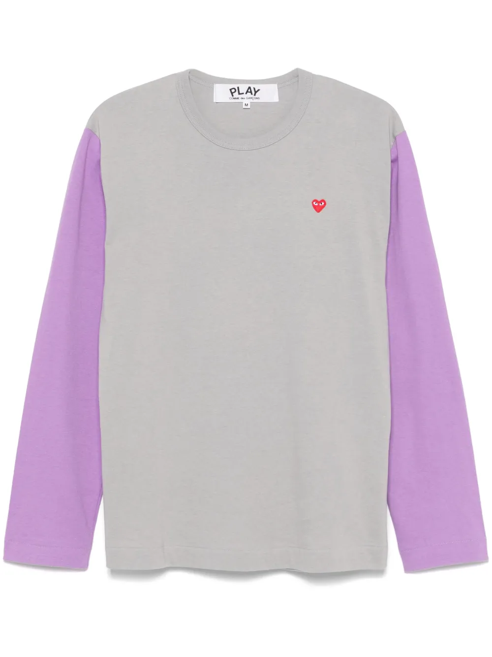 

Футболка с нашивкой Comme Des Garçons Play, серый