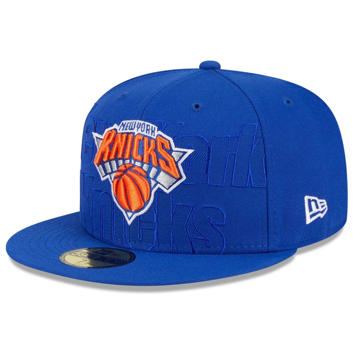 

Мужская облегающая кепка New Era Blue New York Knicks 2023 NBA Draft 59FIFTY