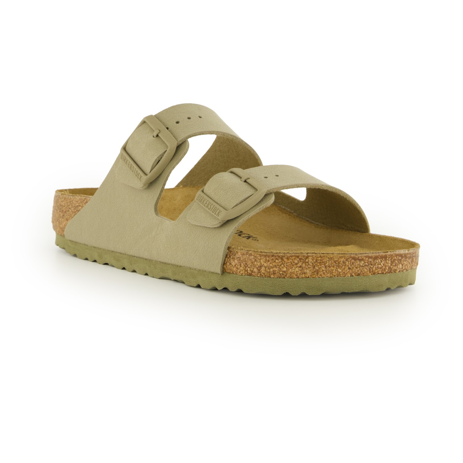 Сандалии Birkenstock Arizona Birko-Flor унисекс, хаки — фото 2