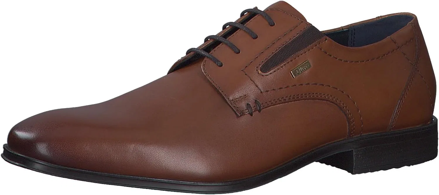 Туфли s.Oliver Herren Schnürschuhe aus Leder Elegant