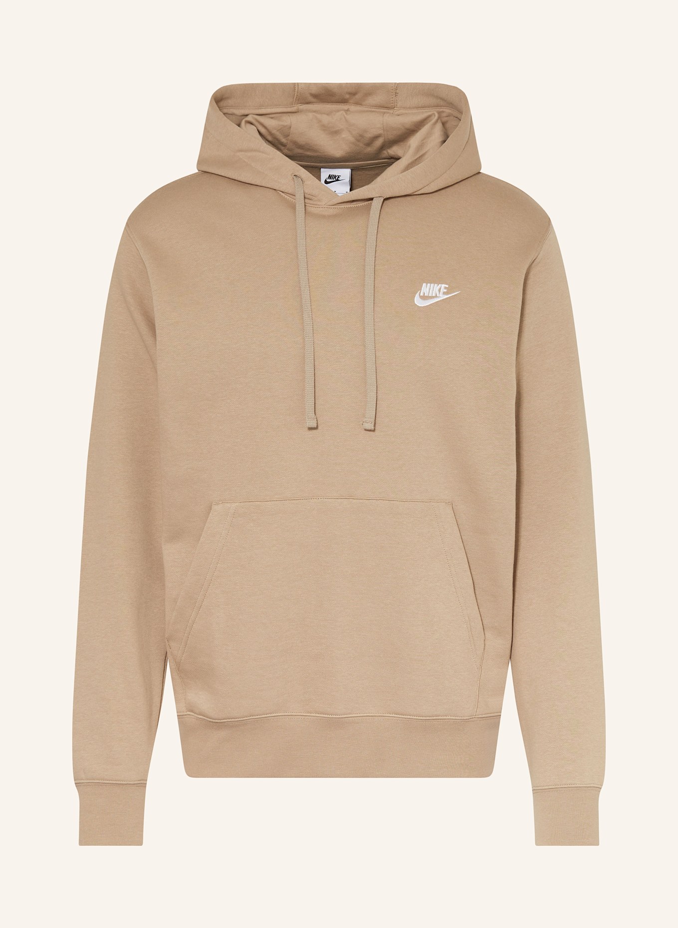 

Толстовка с капюшоном Nike, коричневый