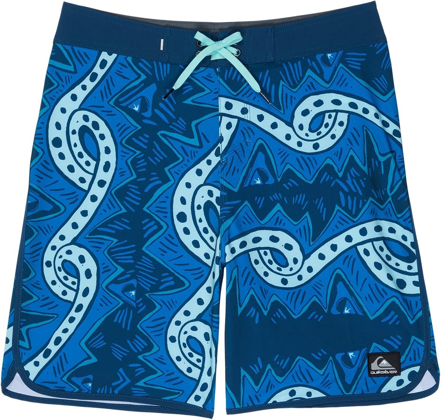 

Шорты для плавания Quiksilver Surfsilk Scallop 17" Boardshorts, цвет Insignia Blue