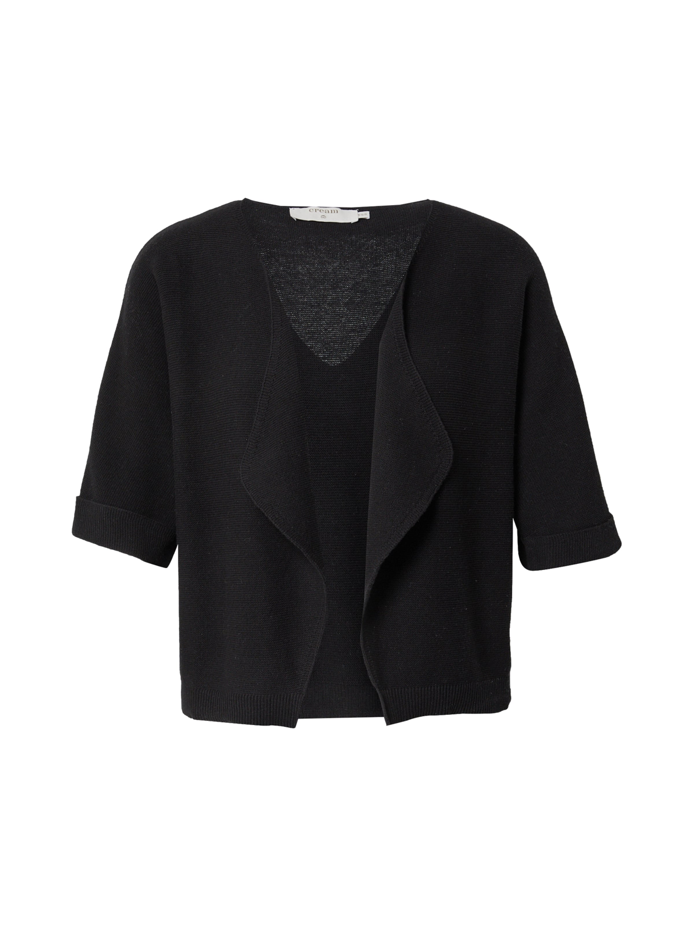 

Cream Вязаный кардиган 'CRSillar' в черном цвете