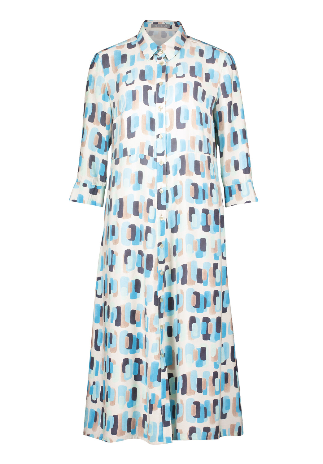 

Платье BETTY & CO Casual mit Print, цвет Nature/Mint