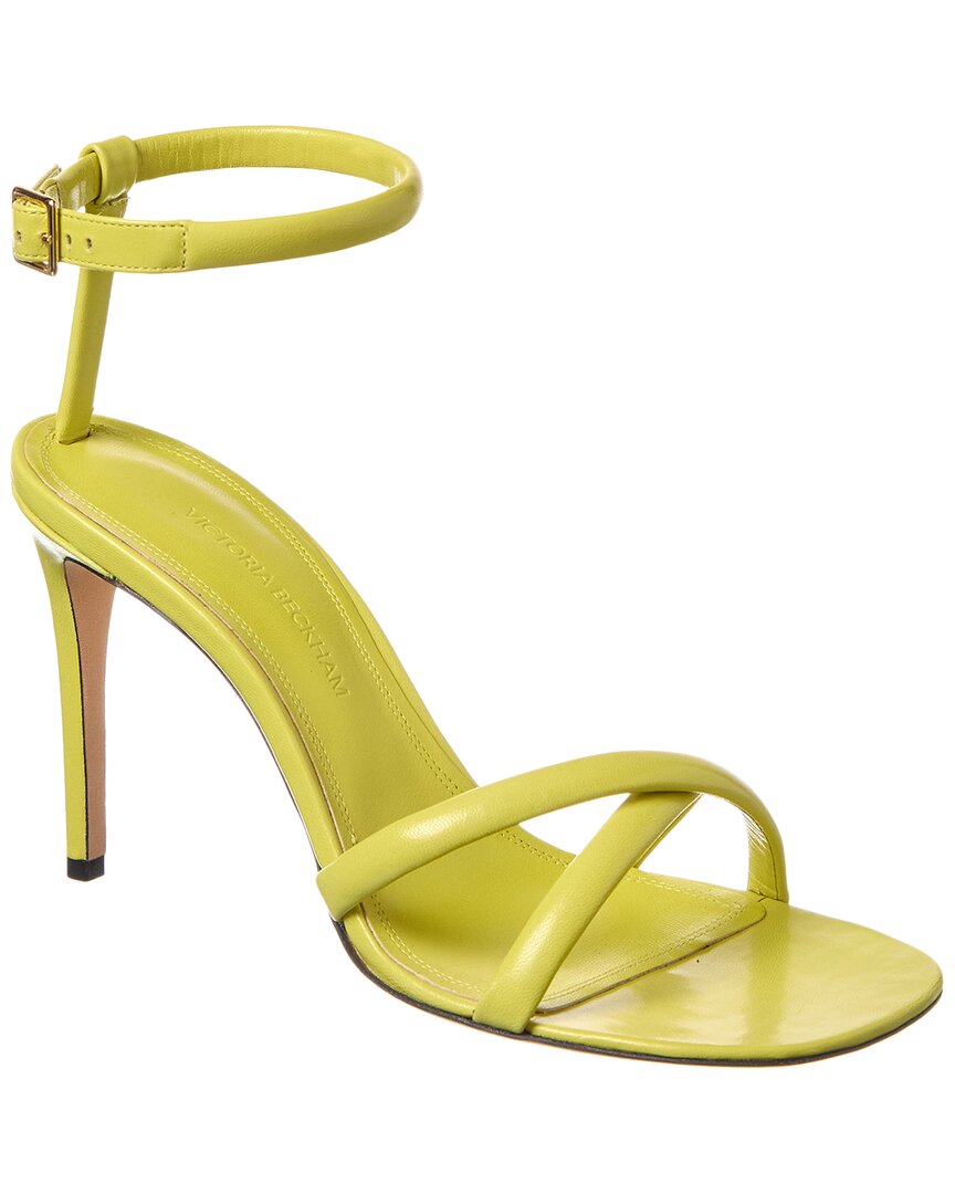 Victoria Beckham Leather Sandal, желтый