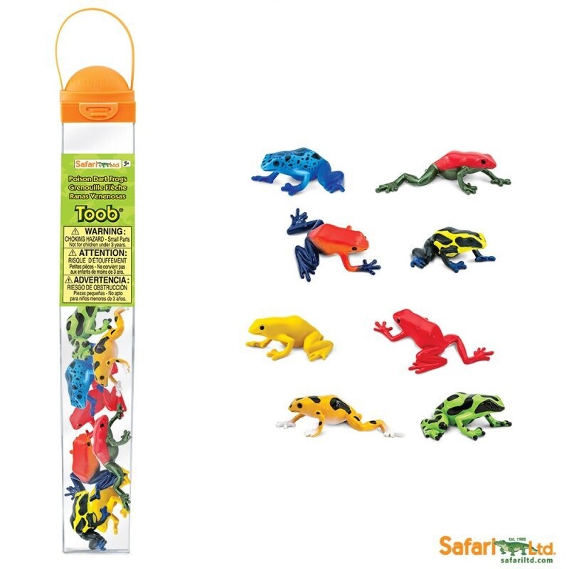 

Safari Ltd 100121 Лягушки ядовитые 8 шт. в трубке