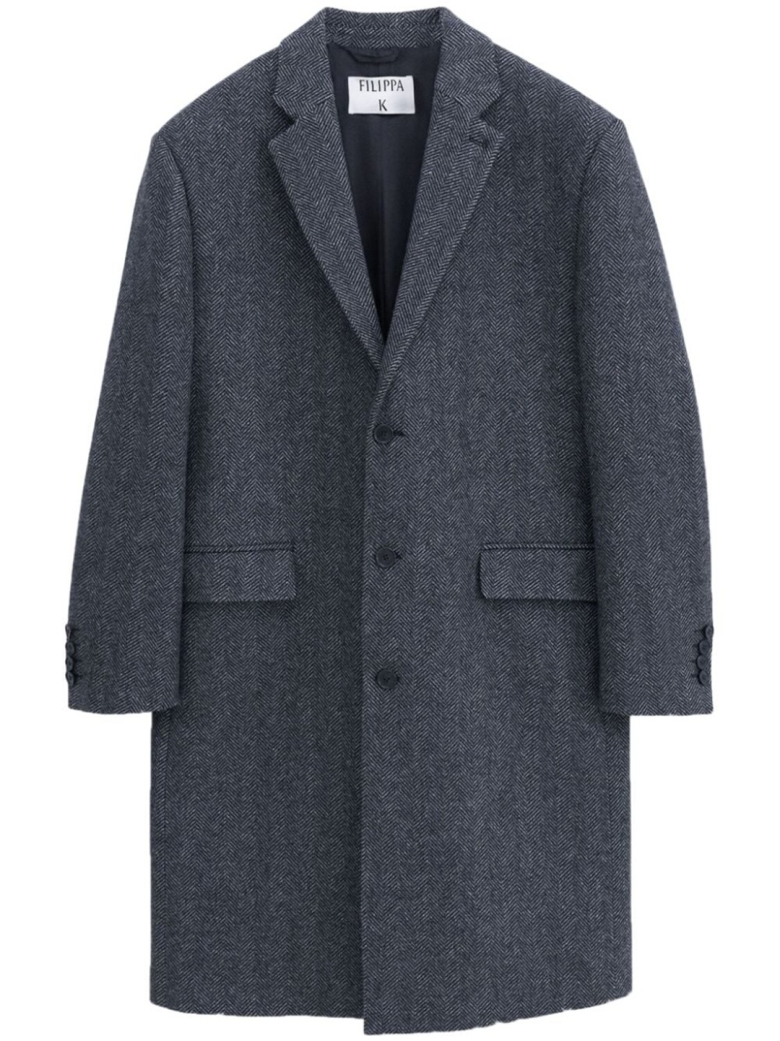 

Filippa K однобортное пальто, серый