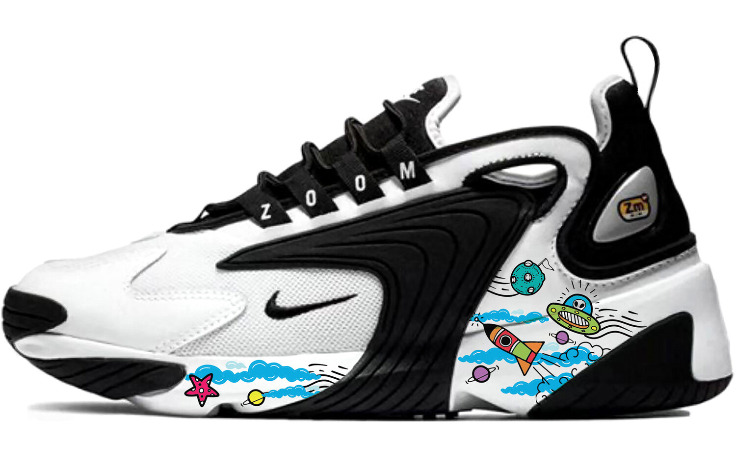 

Кроссовки Zoom 2K унисекс с низким верхом желтые Nike