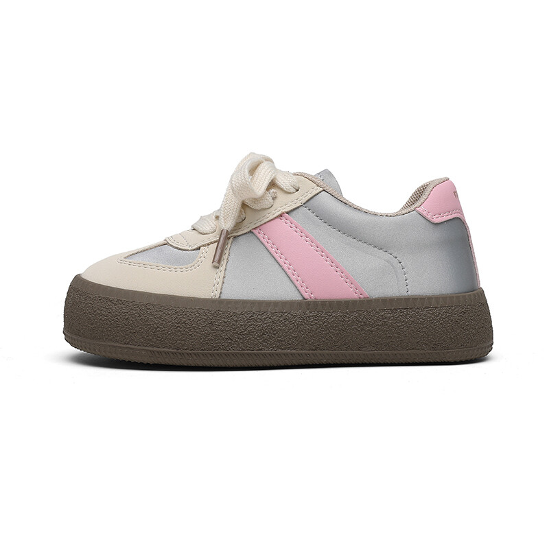 

Кроссовки NAVIGARE Kids Skateboarding Shoes Kids Low-top, серый/розовый